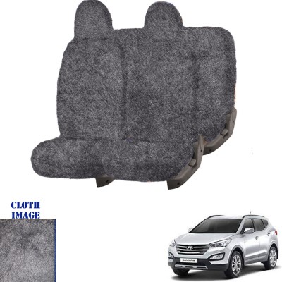 REPLEY Cotton Car Seat Cover For Hyundai SantaFe(Front Detachable Headrest, Without Back Seat Arm Rest, 5 Seater, 2 Back Seat Head Rests)