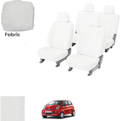 Crokrok Fabric Car Seat Cover For Tata Nano Genx(Front Detachable Headrest, Mono Back Seat, With Back Seat Arm Rest, 5 Seater, 2 Back Seat Head Rests)
