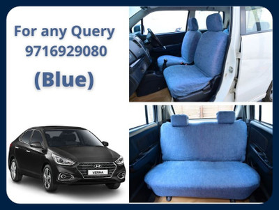 Chiefride Cotton Car Seat Cover For Hyundai Verito(All Detachable Headrest, With Back Seat Arm Rest, 5 Seater, 2 Back Seat Head Rests)