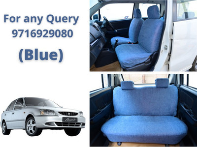 Atist Cotton Car Seat Cover For Hyundai Accent(5 Seater)
