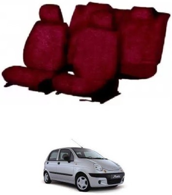 GSE Cotton Car Seat Cover For Daewoo Matiz(Front Detachable Headrest, Mono Back Seat, Without Back Seat Arm Rest, 5 Seater, 2 Back Seat Head Rests)