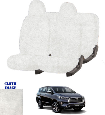 REPLEY Cotton Car Seat Cover For Toyota Innova Crysta(Front Detachable Headrest, Without Back Seat Arm Rest, 7 Seater, 2 Back Seat Head Rests)