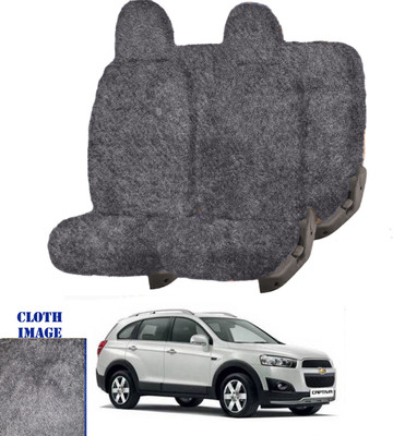 REPLEY Cotton Car Seat Cover For Chevrolet Captiva(Front Detachable Headrest, Without Back Seat Arm Rest, 5 Seater, 2 Back Seat Head Rests)