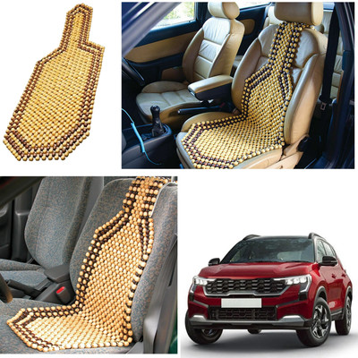 Peepsstore Wooden Car Seat Cover For Kia Sonet(NA, Mono Back Seat, Without Back Seat Arm Rest, 1 Seater)