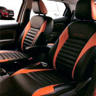 JMDi Leatherette Car Seat Cover For Kia Seltos(Detachable Head Rest, Mono Back Seat, Without Back Seat Arm Rest, 4 Seater, 2 Back Seat Head Rests)