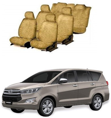 Autohug Cotton Car Seat Cover For Toyota Innova Crysta(All Detachable Headrest, Split Back Seat, Without Back Seat Arm Rest, 8 Seater, 2 Back Seat Head Rests)