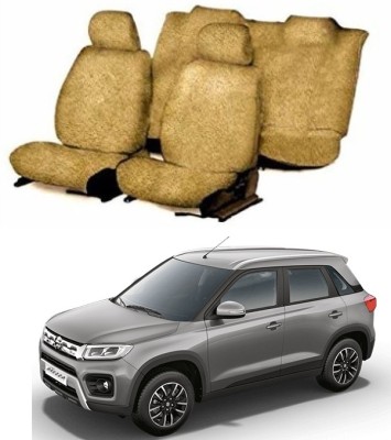 Autohug Cotton Car Seat Cover For Maruti Vitara Brezza(All Detachable Headrest, Split Back Seat, With Back Seat Arm Rest, 5 Seater, 2 Back Seat Head Rests)