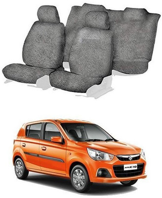CoverCrafters Cotton Car Seat Cover For Maruti Alto K10(All Detachable Headrest, Mono Back Seat, Without Back Seat Arm Rest, 5 Seater, 2 Back Seat Head Rests)