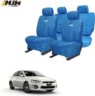 JMJW & SONS Cotton Car Seat Cover For Mitsubishi Lancer Cedia(All Detachable Headrest, Mono Back Seat, With Back Seat Arm Rest, 5 Seater, 2 Back Seat Head Rests)