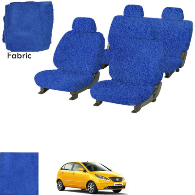 Crokrok Fabric Car Seat Cover For Tata Vista Tech(Front Detachable Headrest, Mono Back Seat, With Back Seat Arm Rest, 5 Seater, 2 Back Seat Head Rests)
