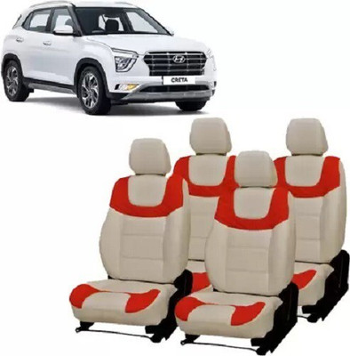 autodesign PU Leather Car Seat Cover For Hyundai Creta(All Detachable Headrest, Split Back Seat, With Back Seat Arm Rest, 5 Seater, 2 Back Seat Head Rests)