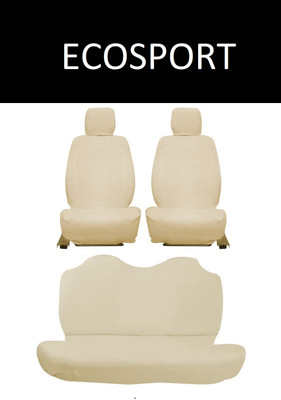 Autoxygen Cotton Car Seat Cover For Ford Ecosport(Detachable Head Rest, Mono Back Seat, Without Back Seat Arm Rest, 5 Seater, 2 Back Seat Head Rests)