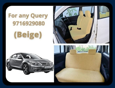 Chiefride Cotton Car Seat Cover For Nissan Teana(All Detachable Headrest, With Back Seat Arm Rest, 5 Seater, 2 Back Seat Head Rests)