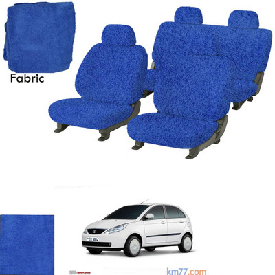 Crokrok Fabric Car Seat Cover For Tata Indica Vista(Front Detachable Headrest, Mono Back Seat, With Back Seat Arm Rest, 5 Seater, 2 Back Seat Head Rests)