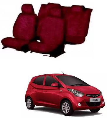 Autohug Cotton Car Seat Cover For Hyundai Eon(Fixed Head Rest, Mono Back Seat, Without Back Seat Arm Rest, 5 Seater, 2 Back Seat Head Rests)