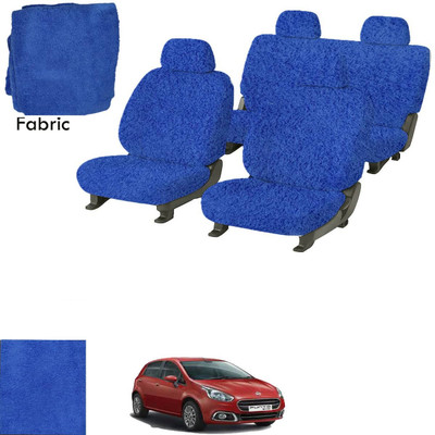 Crokrok Fabric Car Seat Cover For Fiat Grand Punto(Front Detachable Headrest, Mono Back Seat, With Back Seat Arm Rest, 5 Seater, 2 Back Seat Head Rests)