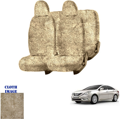 REPLEY Cotton Car Seat Cover For Hyundai Sonata Embera(Front Detachable Headrest, Without Back Seat Arm Rest, 5 Seater, 2 Back Seat Head Rests)