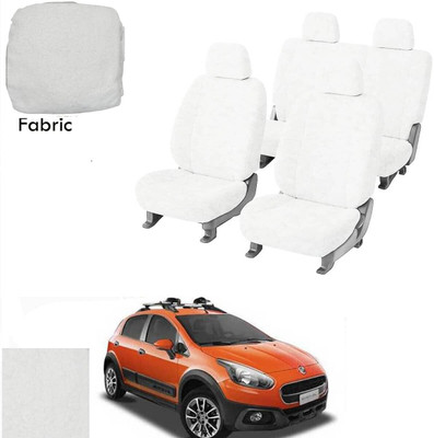 Crokrok Fabric Car Seat Cover For Fiat Avventura(Front Detachable Headrest, Mono Back Seat, With Back Seat Arm Rest, 5 Seater, 2 Back Seat Head Rests)