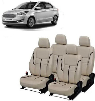 autodesign PU Leather Car Seat Cover For Ford Aspire(All Detachable Headrest, Mono Back Seat, With Back Seat Arm Rest, 5 Seater, 2 Back Seat Head Rests)