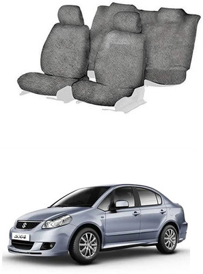 Autohug Cotton Car Seat Cover For Maruti SX4(All Detachable Headrest, Mono Back Seat, With Back Seat Arm Rest, 5 Seater, 2 Back Seat Head Rests)