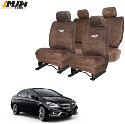 JMJW & SONS Cotton Car Seat Cover For Maruti Ciaz(All Detachable Headrest, Mono Back Seat, With Back Seat Arm Rest, 5 Seater, 2 Back Seat Head Rests)