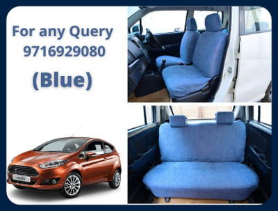 Chiefride Cotton Car Seat Cover For Ford Fiesta(All Detachable Headrest, With Back Seat Arm Rest, 5 Seater, 2 Back Seat Head Rests)
