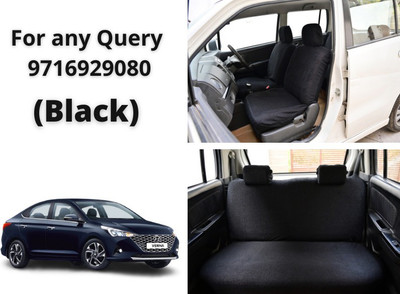 Chiefride Cotton Car Seat Cover For Hyundai Verna Fluidic(5 Seater)