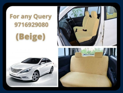 Chiefride Cotton Car Seat Cover For Hyundai Sonata(All Detachable Headrest, With Back Seat Arm Rest, 5 Seater, 2 Back Seat Head Rests)