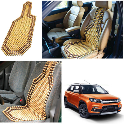 Peepsstore Wooden Car Seat Cover For Maruti Vitara Brezza(NA, Mono Back Seat, Without Back Seat Arm Rest, 1 Seater)