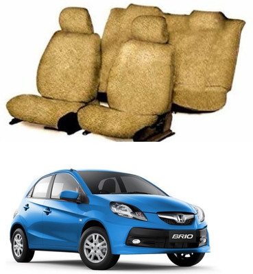 Autohug Cotton Car Seat Cover For Honda Brio(All Detachable Headrest, Mono Back Seat, Without Back Seat Arm Rest, 5 Seater, 2 Back Seat Head Rests)