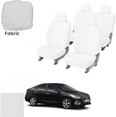 Crokrok Fabric Car Seat Cover For Hyundai Verna(Front Detachable Headrest, Mono Back Seat, With Back Seat Arm Rest, 5 Seater, 2 Back Seat Head Rests)