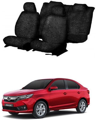 Autohug Cotton Car Seat Cover For Honda Amaze(Fixed Head Rest, Mono Back Seat, With Back Seat Arm Rest, 5 Seater)