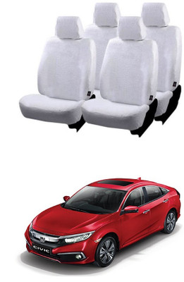 Autohug Cotton Car Seat Cover For Honda Civic(All Detachable Headrest, Mono Back Seat, With Back Seat Arm Rest, 5 Seater, 2 Back Seat Head Rests)