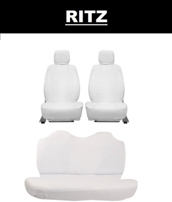 Autoxygen Cotton Car Seat Cover For Maruti Ritz(Front Detachable Headrest, Mono Back Seat, Without Back Seat Arm Rest, 5 Seater, 2 Back Seat Head Rests)