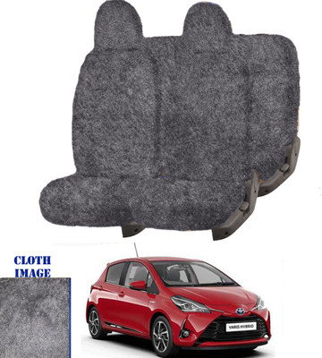 REPLEY Cotton Car Seat Cover For Toyota Yaris(Front Detachable Headrest, Without Back Seat Arm Rest, 5 Seater, 2 Back Seat Head Rests)