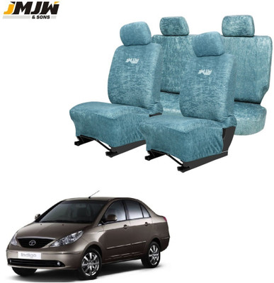 JMJW & SONS Cotton Car Seat Cover For Tata Indigo(Front Detachable Headrest, Mono Back Seat, Without Back Seat Arm Rest, 5 Seater)