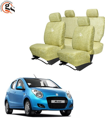 GSE Cotton Car Seat Cover For Maruti A-Star(All Detachable Headrest, Mono Back Seat, Without Back Seat Arm Rest, 5 Seater, 2 Back Seat Head Rests)