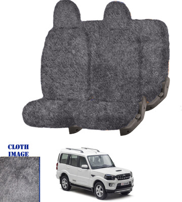 REPLEY Cotton Car Seat Cover For Mahindra New Scorpio(Front Detachable Headrest, Without Back Seat Arm Rest, 5 Seater, 2 Back Seat Head Rests)