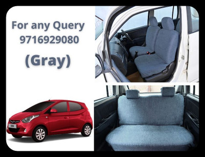 Chiefride Cotton Car Seat Cover For Hyundai Eon(All Detachable Headrest, Without Back Seat Arm Rest, 5 Seater, 2 Back Seat Head Rests)