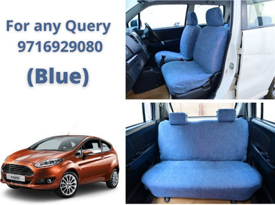 Chiefride Cotton Car Seat Cover For Ford Fiesta(All Detachable Headrest, With Back Seat Arm Rest, 5 Seater, 2 Back Seat Head Rests)