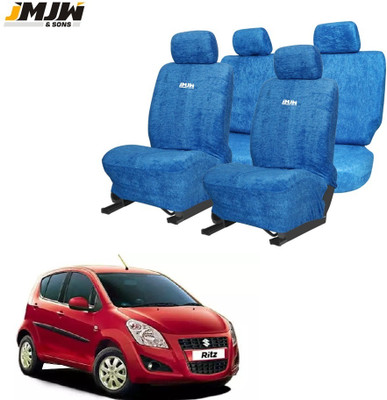 JMJW & SONS Cotton Car Seat Cover For Maruti Ritz(Front Detachable Headrest, Split Back Seat, Without Back Seat Arm Rest, 5 Seater, 2 Back Seat Head Rests)