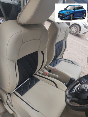 Brillant Rexin Car Seat Cover For Maruti New Swift(Front Detachable Headrest, Mono Back Seat, Without Back Seat Arm Rest, 5 Seater, 2 Back Seat Head Rests)