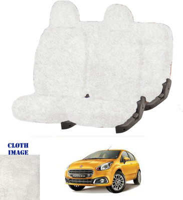 REPLEY Cotton Car Seat Cover For Fiat Punto Evo(Front Detachable Headrest, Without Back Seat Arm Rest, 5 Seater, 2 Back Seat Head Rests)