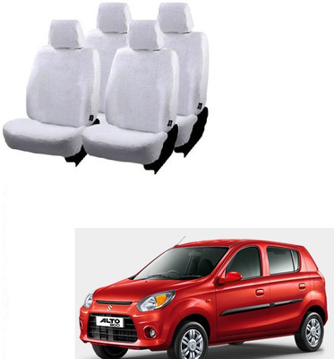 Autohug Cotton Car Seat Cover For Maruti Alto 800(Fixed Head Rest, Mono Back Seat, Without Back Seat Arm Rest, 5 Seater, 2 Back Seat Head Rests)