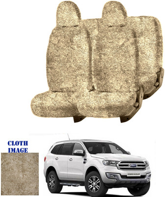 REPLEY Cotton Car Seat Cover For Ford Endeavour(Front Detachable Headrest, Without Back Seat Arm Rest, 7 Seater, 2 Back Seat Head Rests)
