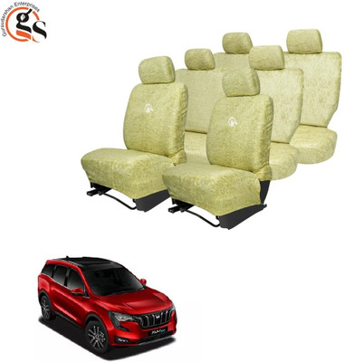 GSE Cotton Car Seat Cover For Mahindra XUV(All Detachable Headrest, Split Back Seat, With Back Seat Arm Rest, 7 Seater, 2 Back Seat Head Rests)