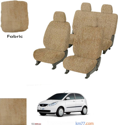 Crokrok Fabric Car Seat Cover For Tata Indica Vista(Front Detachable Headrest, Mono Back Seat, With Back Seat Arm Rest, 5 Seater, 2 Back Seat Head Rests)