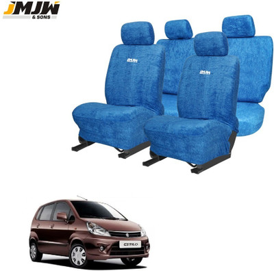 JMJW & SONS Cotton Car Seat Cover For Maruti Zen Estilo(All Detachable Headrest, Mono Back Seat, Without Back Seat Arm Rest, 5 Seater, 2 Back Seat Head Rests)
