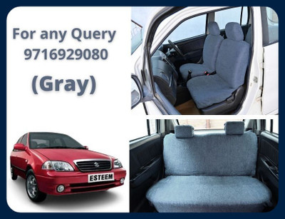 Chiefride Cotton Car Seat Cover For Maruti Esteem(All Detachable Headrest, With Back Seat Arm Rest, 5 Seater, 2 Back Seat Head Rests)
