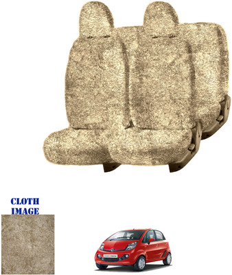 REPLEY Cotton Car Seat Cover For Tata Nano Genx(Front Detachable Headrest, Without Back Seat Arm Rest, 5 Seater, 2 Back Seat Head Rests)